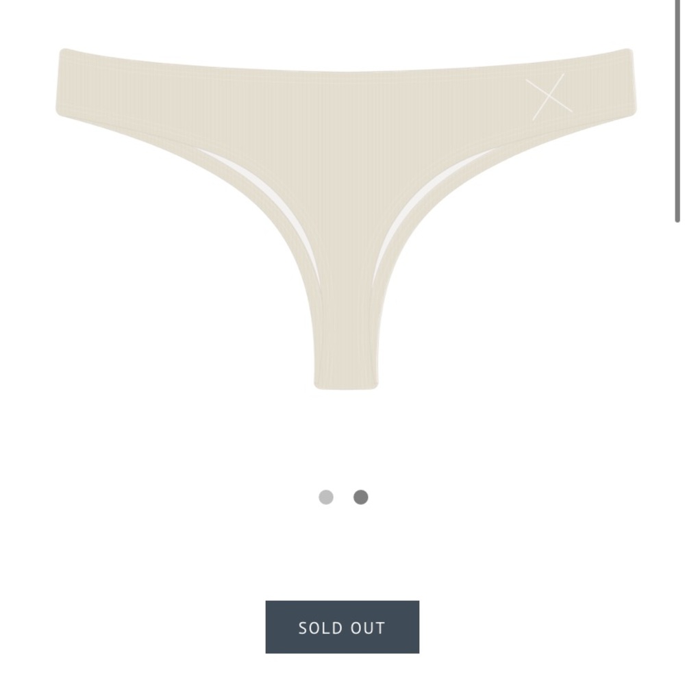 NWOT BoutineLA Stone Ribbed Classic Bottom